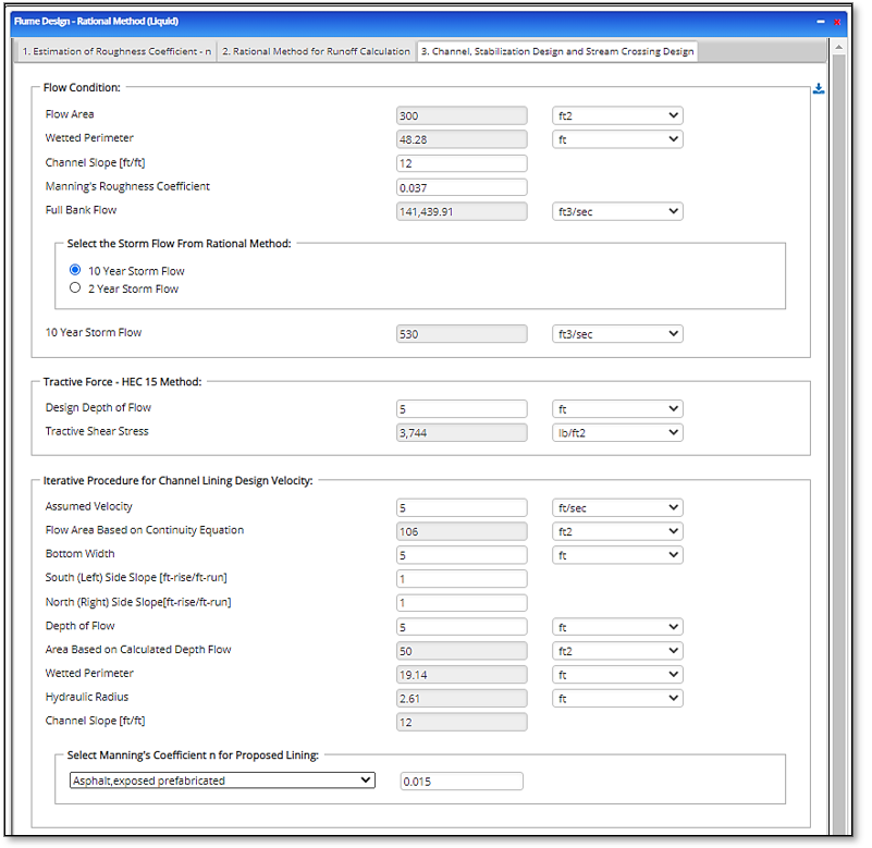 Flume Design Rational Method – Technical Toolboxes Support Wiki